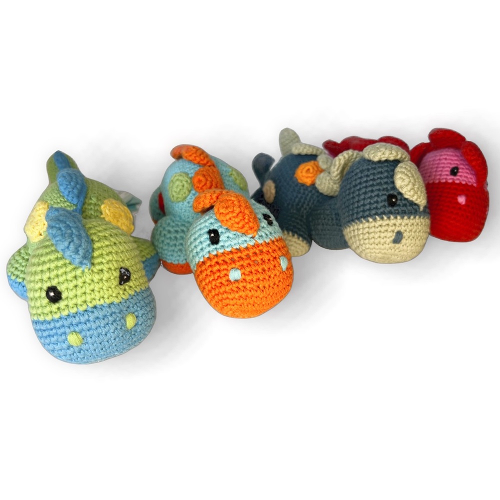 Stegosaurus Plush Dino Rattle - Picture 1 of 16